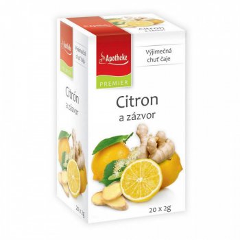 Apotheke Premiere Citron a zázvor 20 sáčků 40 g