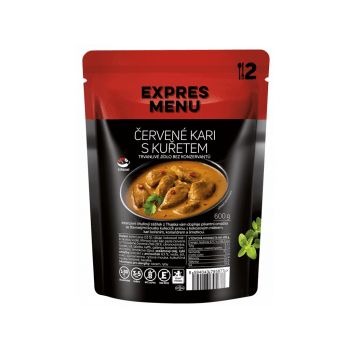 EXPRES MENU Červené kari s kuřetem 600 g (2 porce)