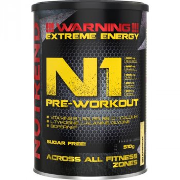 Nutrend N1 Pre-Workout - 510 g, grep