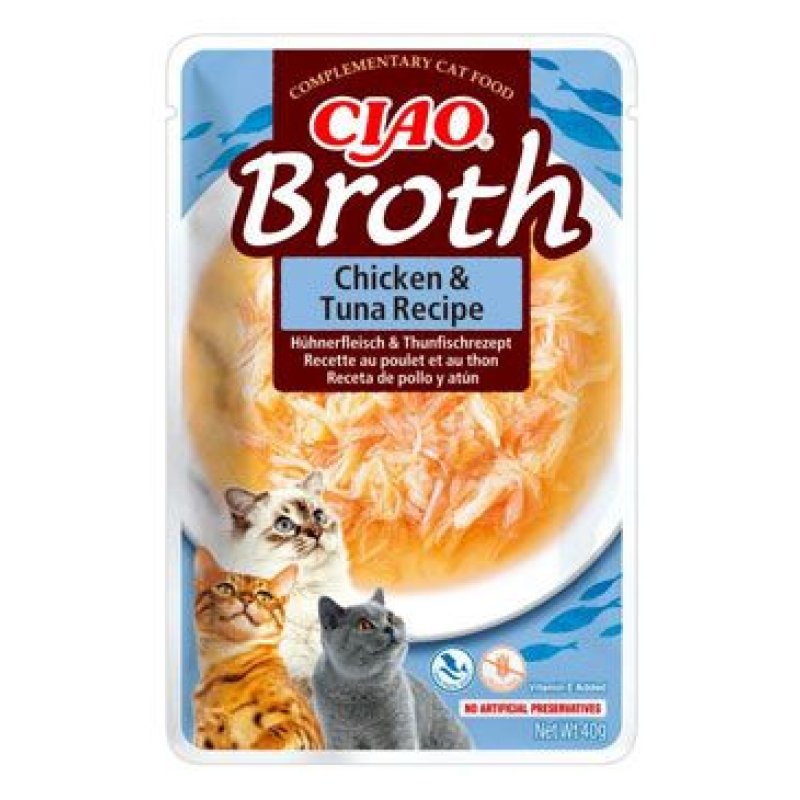 Churu Cat CIAO Broth Chicken & Tuna Recipe 40 g