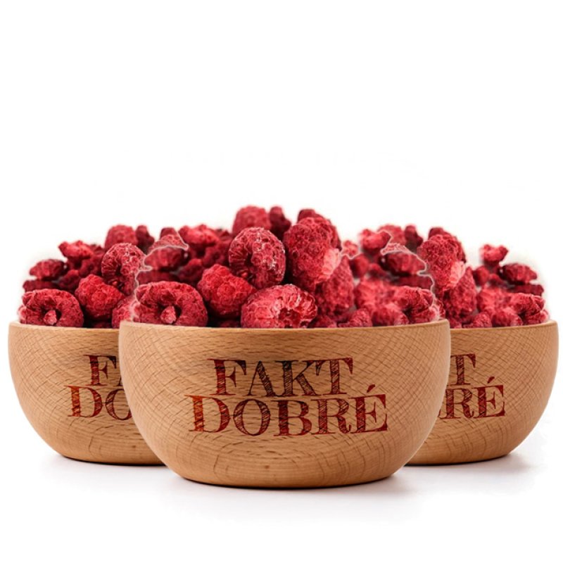 FAKT DOBRÉ Lyofilizované maliny 240 g