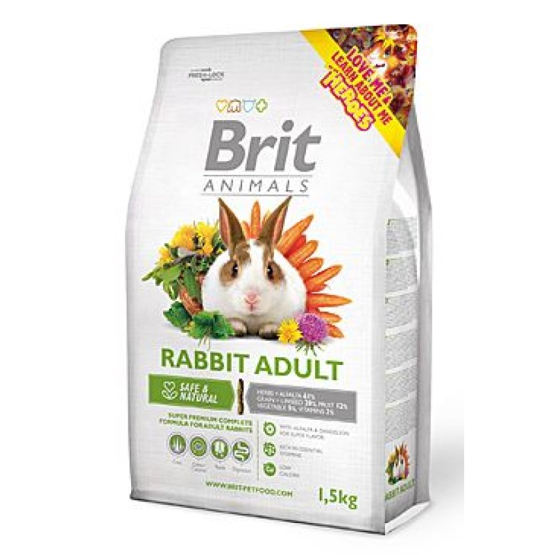 Brit Animals Rabbit Adult Complete 1,5 kg