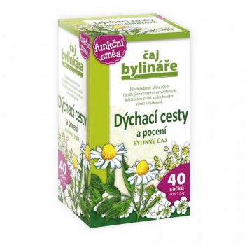 Apotheke Bylinář Dýchací cesty a pocení 40 sáčků 64 g