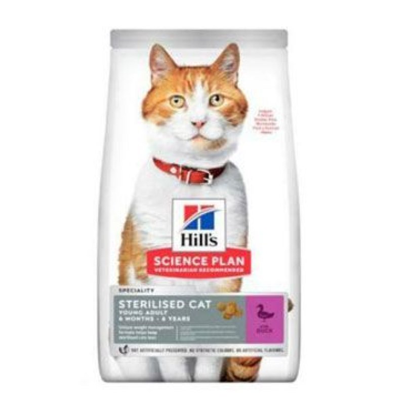 Hill's Fel. SP Adult Sterilised Cat Duck 1,5 kg