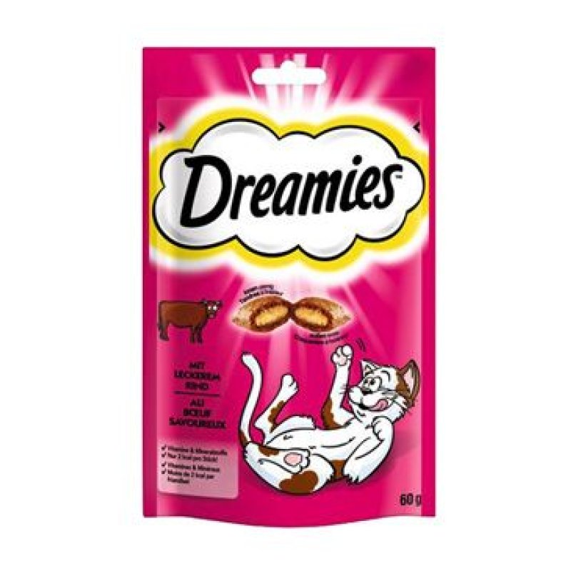 Dreamies pochoutka s hovězím 60 g