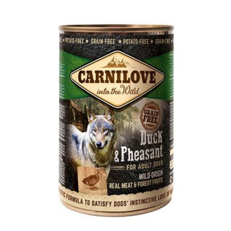 Carnilove Wild konz Meat Duck & Pheasant 400 g