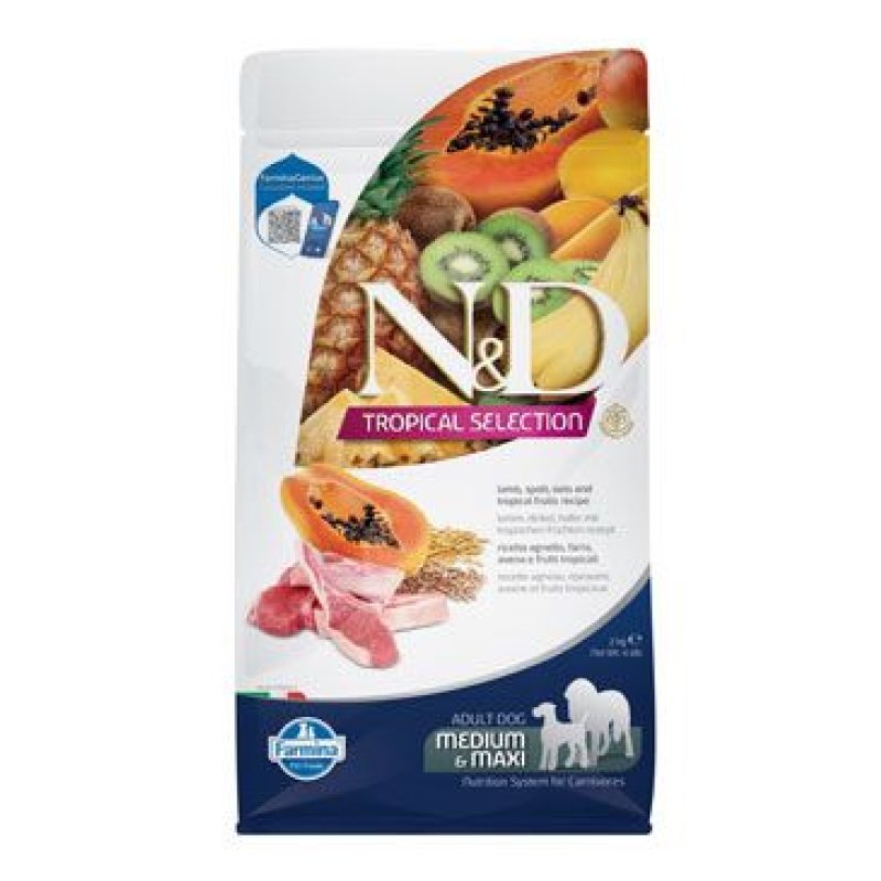 N&D TROPICAL SELECTION DOG Adult M/L Lamb 2 kg