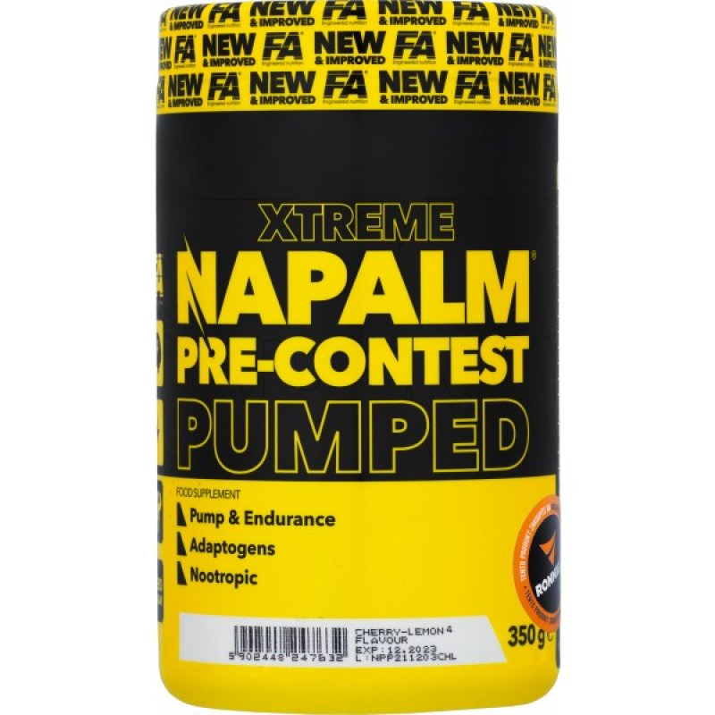 Fitness Authority Xtreme Napalm Pre-Contest Pumped - 350 g, višeň-citron