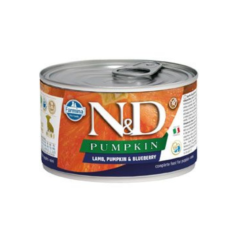 N&D DOG PUMPKIN Puppy Lamb & Blueberry Mini 140 g