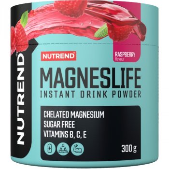 Nutrend Hořčík, B, C, E • Magneslife Instant Drink Powder - 300 g, lesní plody