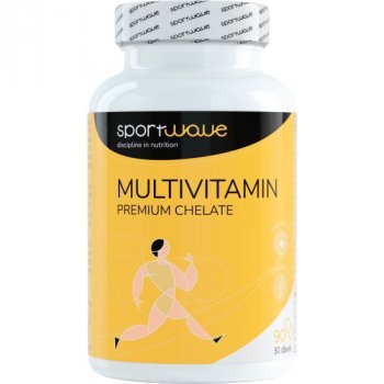 Sport Wave Multivitamin Premium Chelate 90 cps