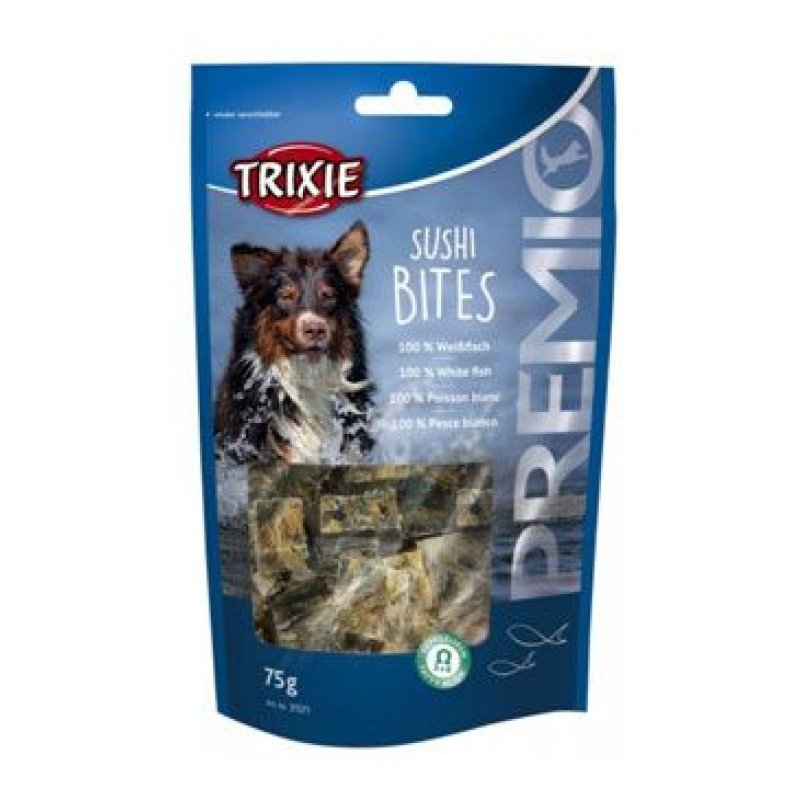 Trixie Premio SUSHI BITES rybí kostky pro psy 75 g