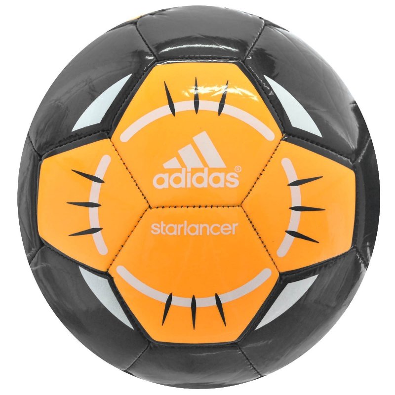 Fotbalový míč ADIDAS 93745, černo-oranžový