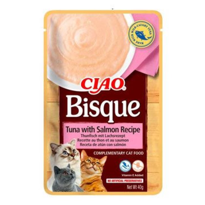 Churu Cat CIAO Bisque Tuna with salmon Recipe 40 g