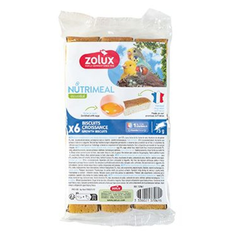 Zolux Poch. NUTRIMEAL Cookies exoti domestic 6 ks