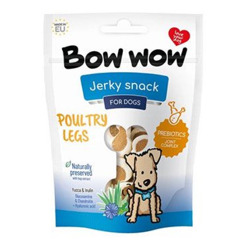 Bow wow poch. Drůbeží stehýnka 80 g