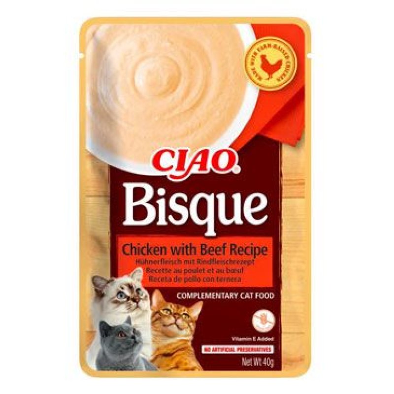 Churu Cat CIAO Bisque Chicken with Beef Recipe 40 g