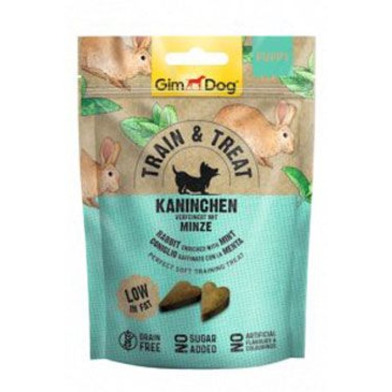 Gimdog Train & Treat králík s matou 125 g