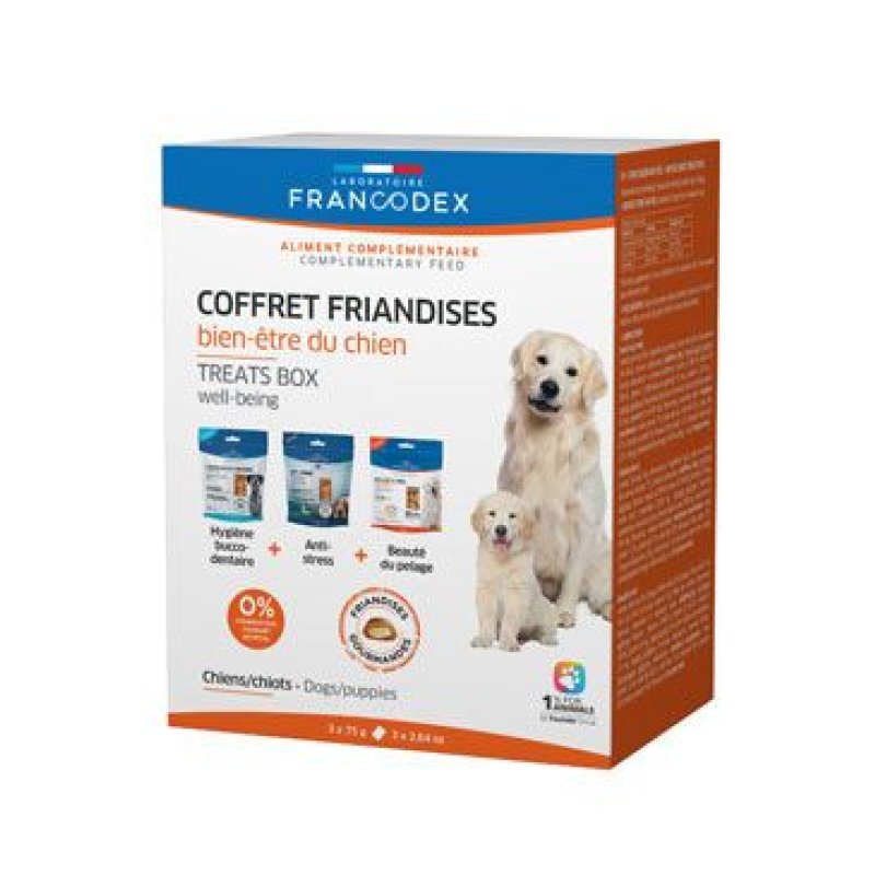 Francodex Box Well-being pro psy 3x75g