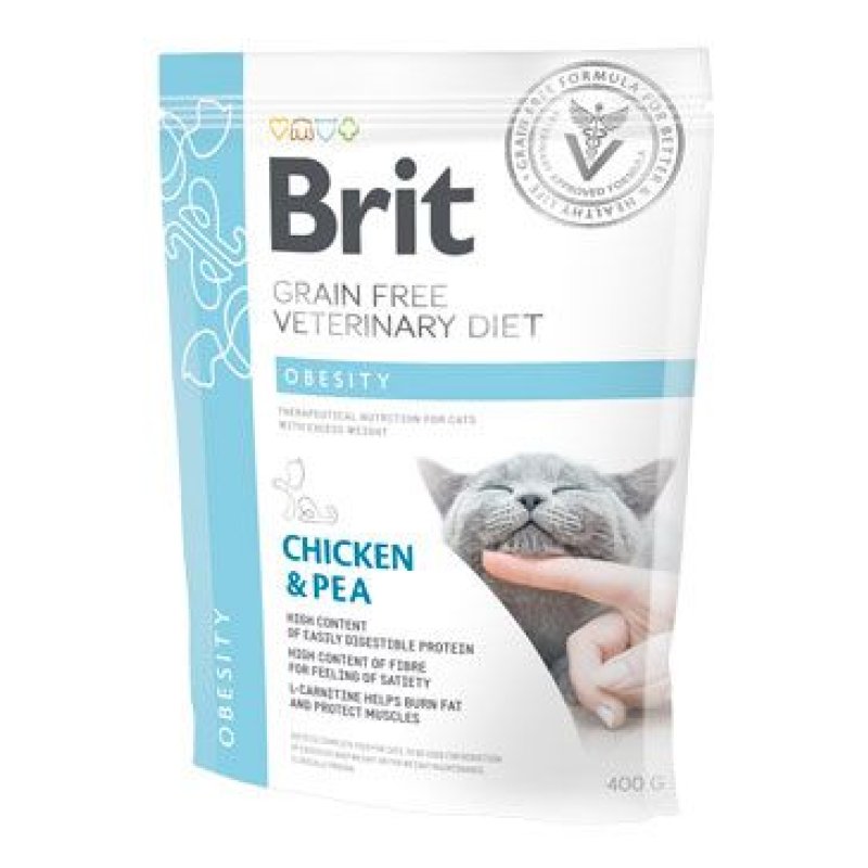 Brit VD Cat GF Obesity 400 g