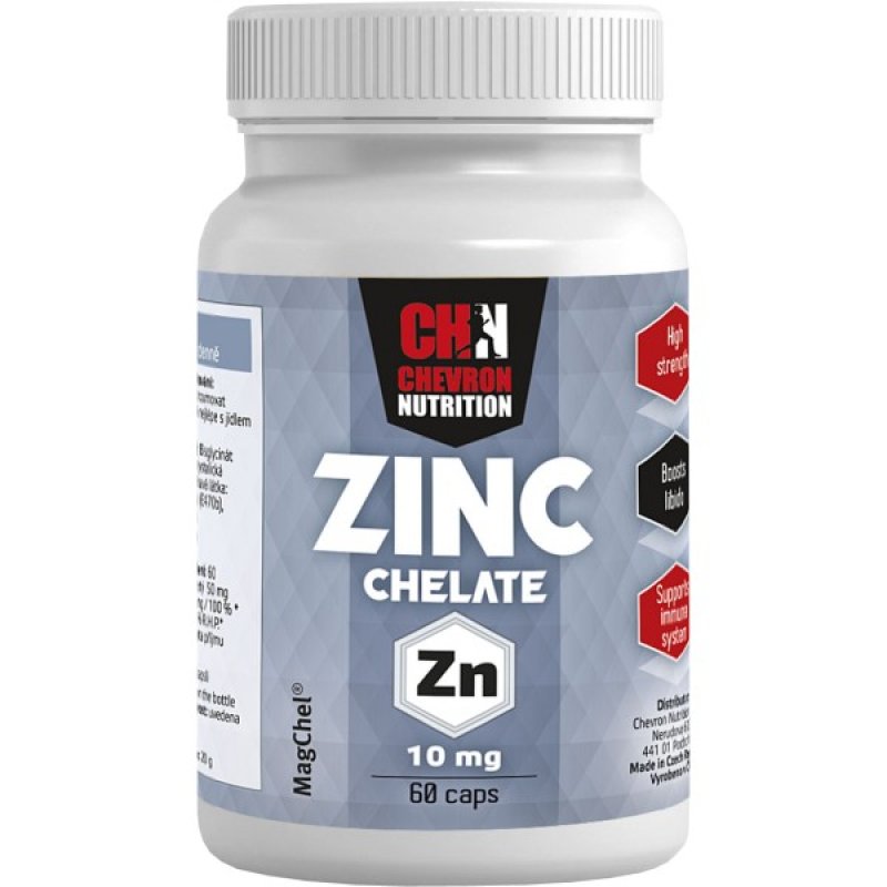 Chevron Nutrition Zinek • Zinc Chelate 60 cps