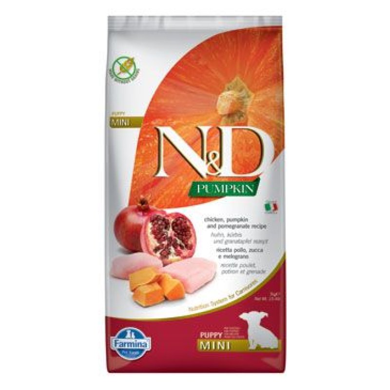 N&D Pumpkin DOG Puppy Mini Chicken & Pomegranate 7 kg