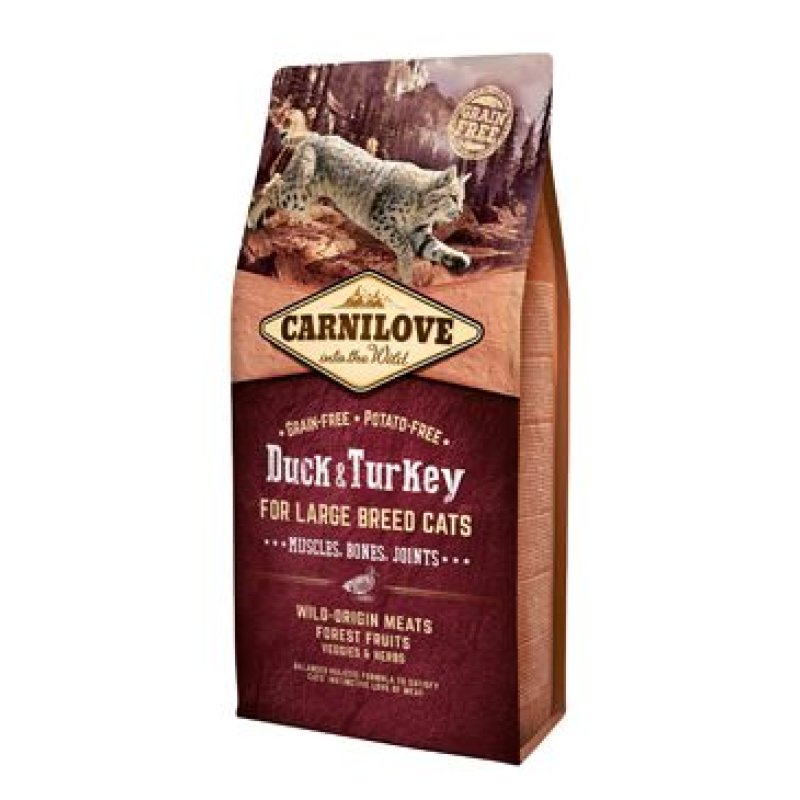 Carnilove Cat LB Duck & Turkey Muscles, Bones, Joints 6 kg