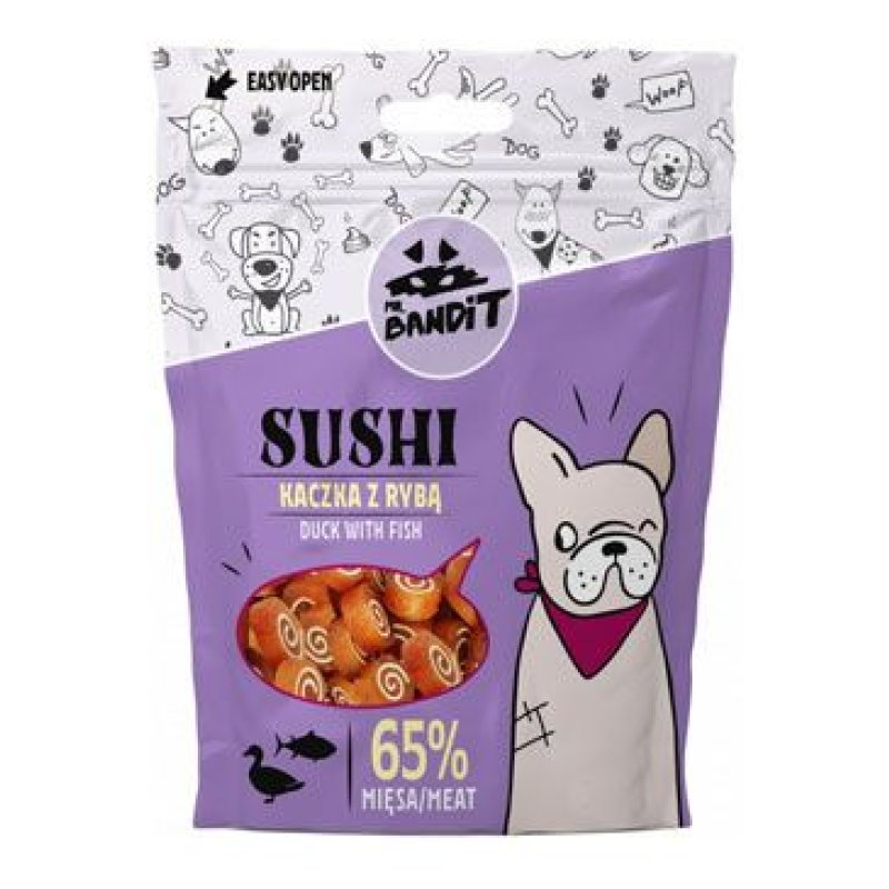 VetExpert Mr.Bandit SUSHI kachna a ryba 80 g