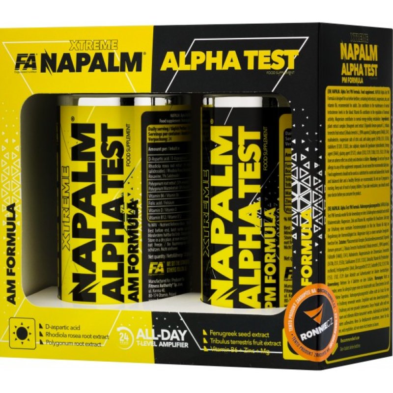 Fitness Authority Xtreme Napalm Alpha Test 2 x 120 tbl