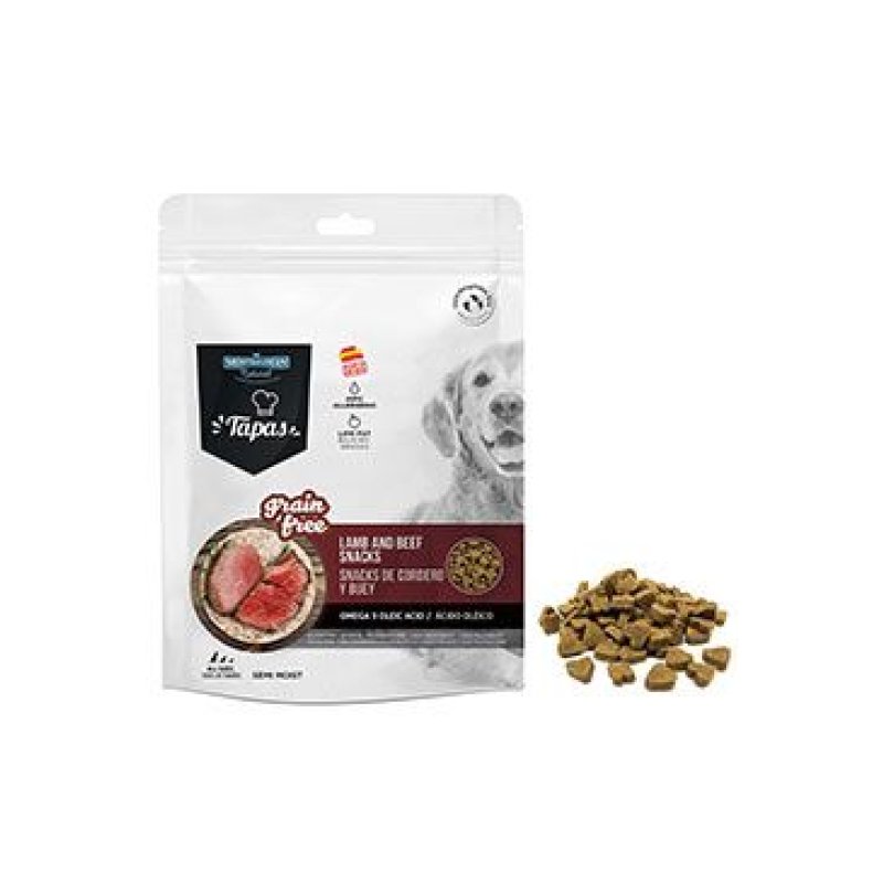 Tapas Gourmet Snack for dog Lamb and Beef 150 g