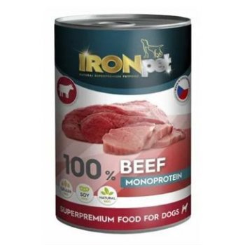 IRONpet Dog Beef konzerva 400 g