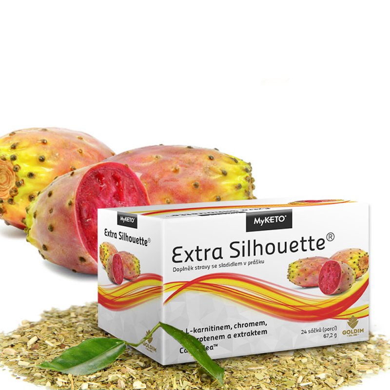 MyKETO Extra Silhouette, bioaktivní nápoj s chromem, 67,2 g, 24 porcí