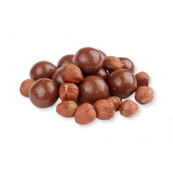 Lískové ořechy v MLÉČNÉ čokoládě - 250 g