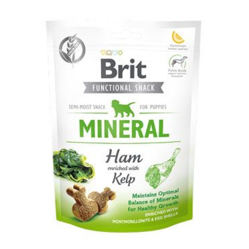 Brit Care Dog Functional Snack Mineral Ham Puppies 150 g