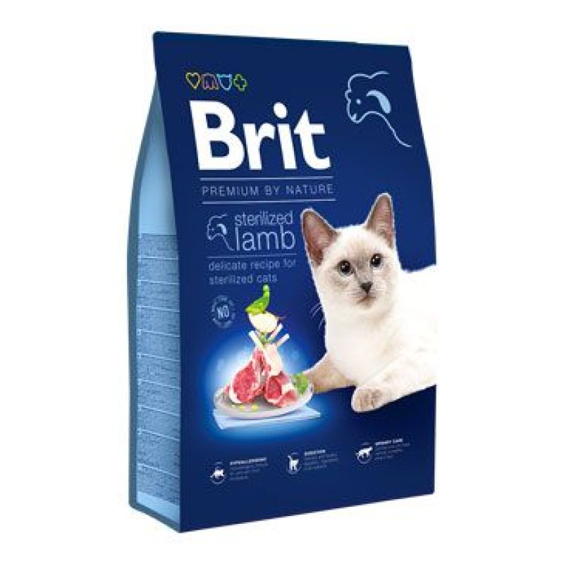 Brit Premium Cat by Nature Sterilized Lamb 1,5 kg