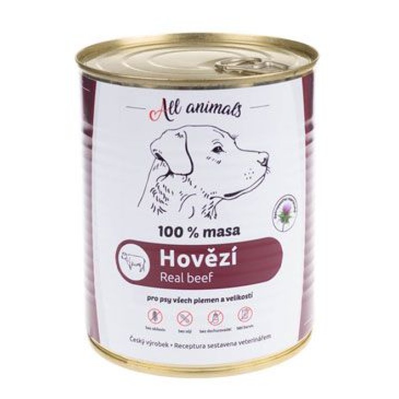 All Animals DOG hovězí mleté 800 g