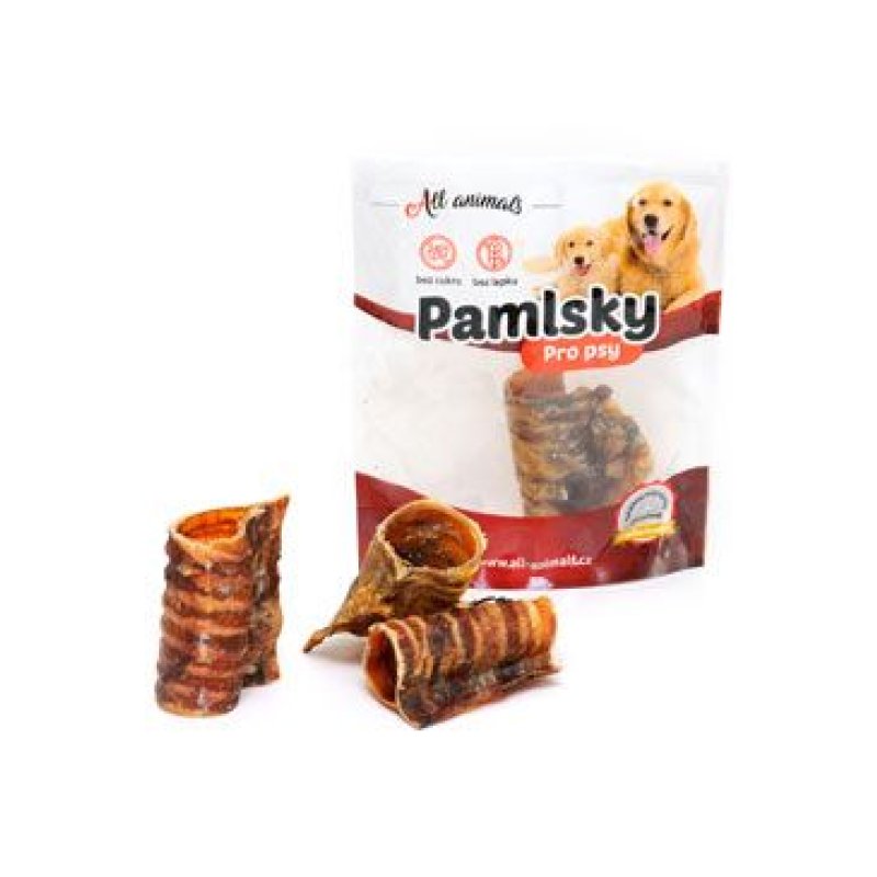 All Animals DOG pochoutka Hovězí hrtan krájený 120 g