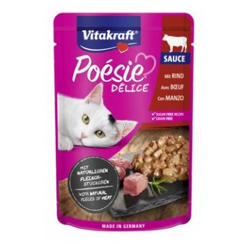 Vitakraft Cat Poésie DéliSauce kapsa hovězí 85 g