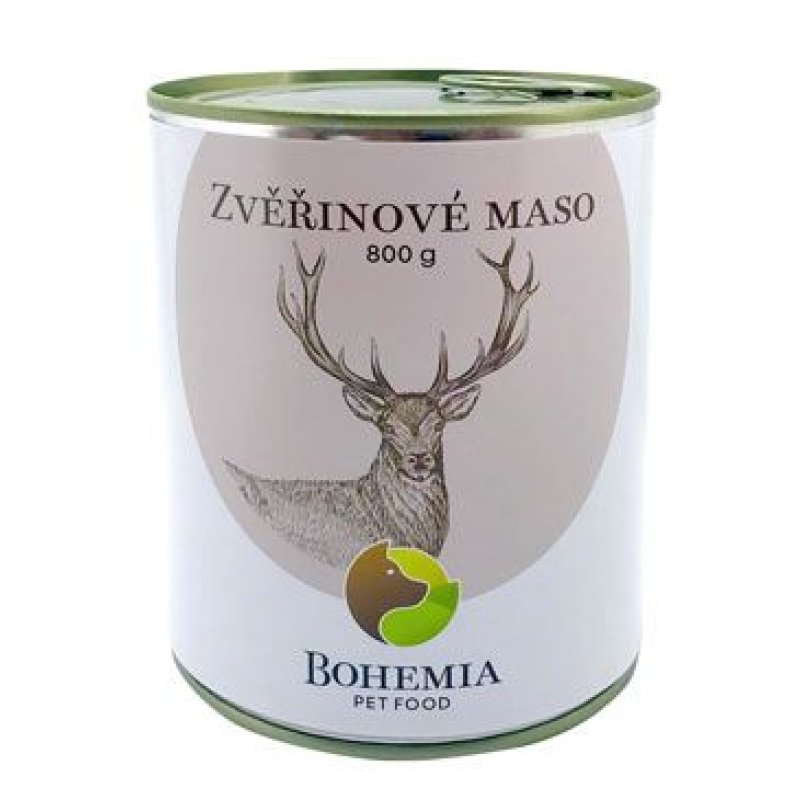 BOHEMIA Zvěřinové maso ve vlastní šťávě 800 g