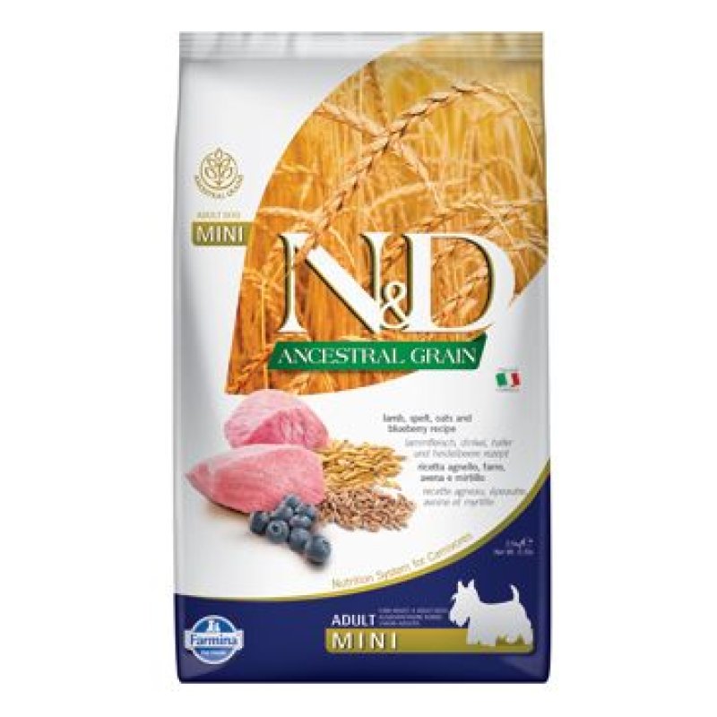 N&D LG DOG Adult Mini Lamb & Blueberry 2,5 kg