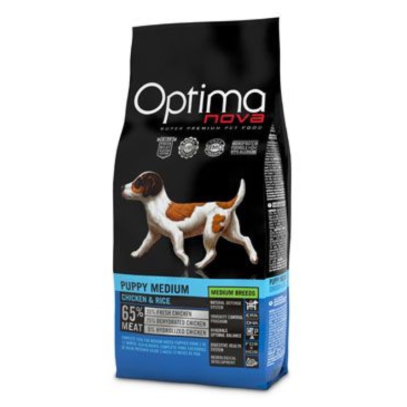 Optima Nova Dog Puppy medium 12 kg