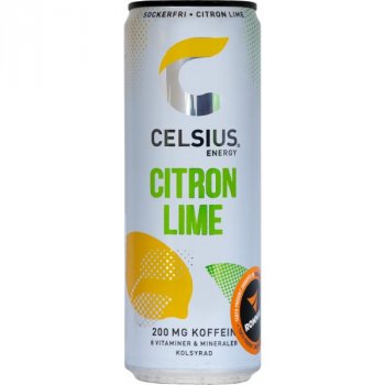 Energetický nápoj Celsius - 355 ml, citron-limeta