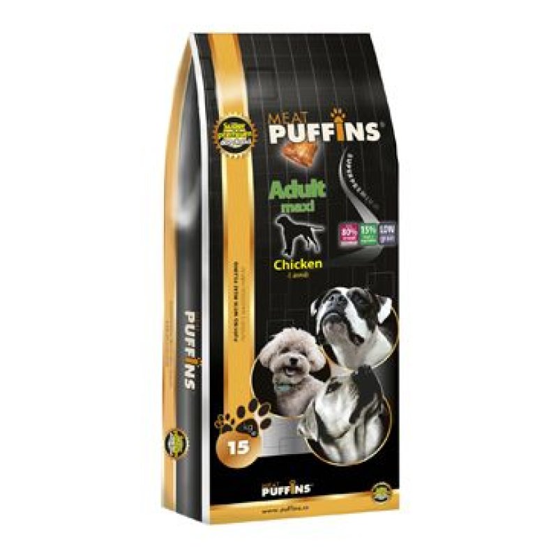 Puffins Dog Adult Maxi Chicken 15 kg