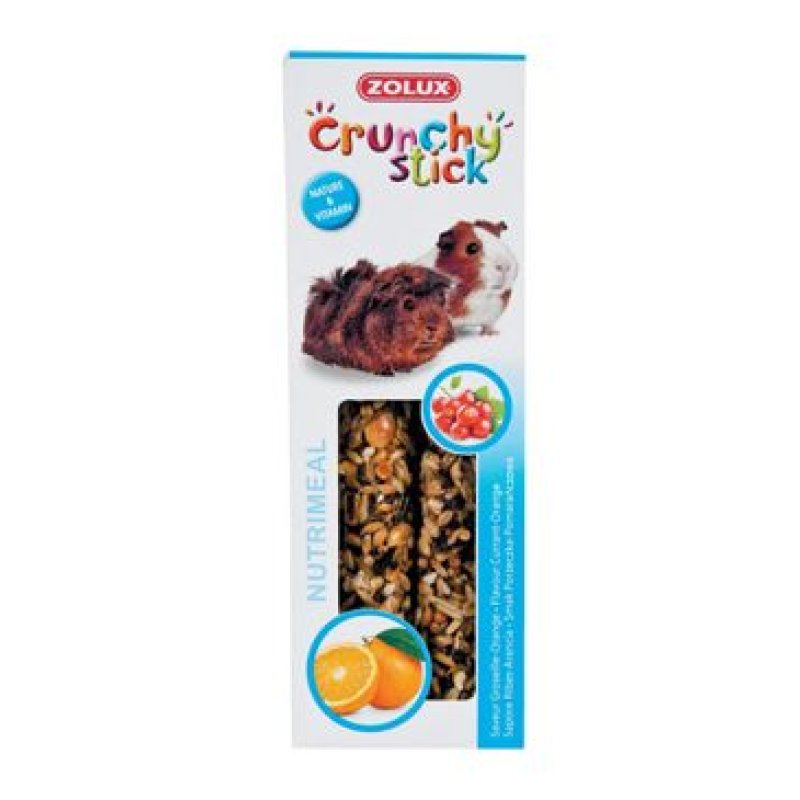 Zolux CRUNCHY STICK rybíz/pomeranč pro morče 115 g