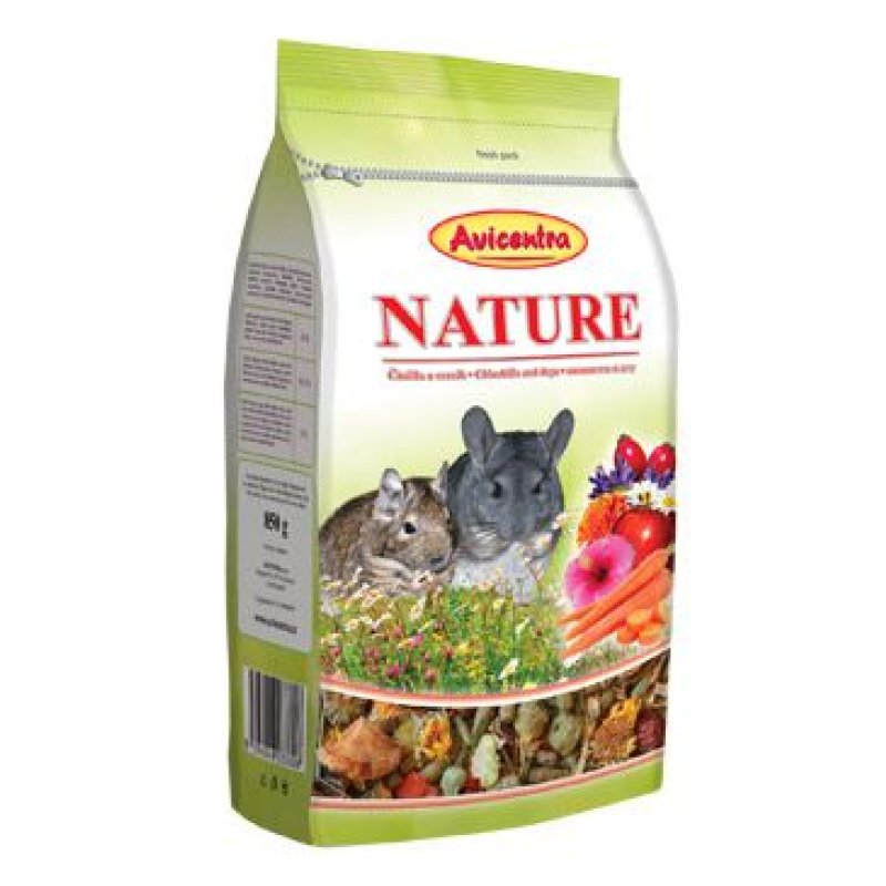 Avicentra Nature Premium činčila+osmák 850 g