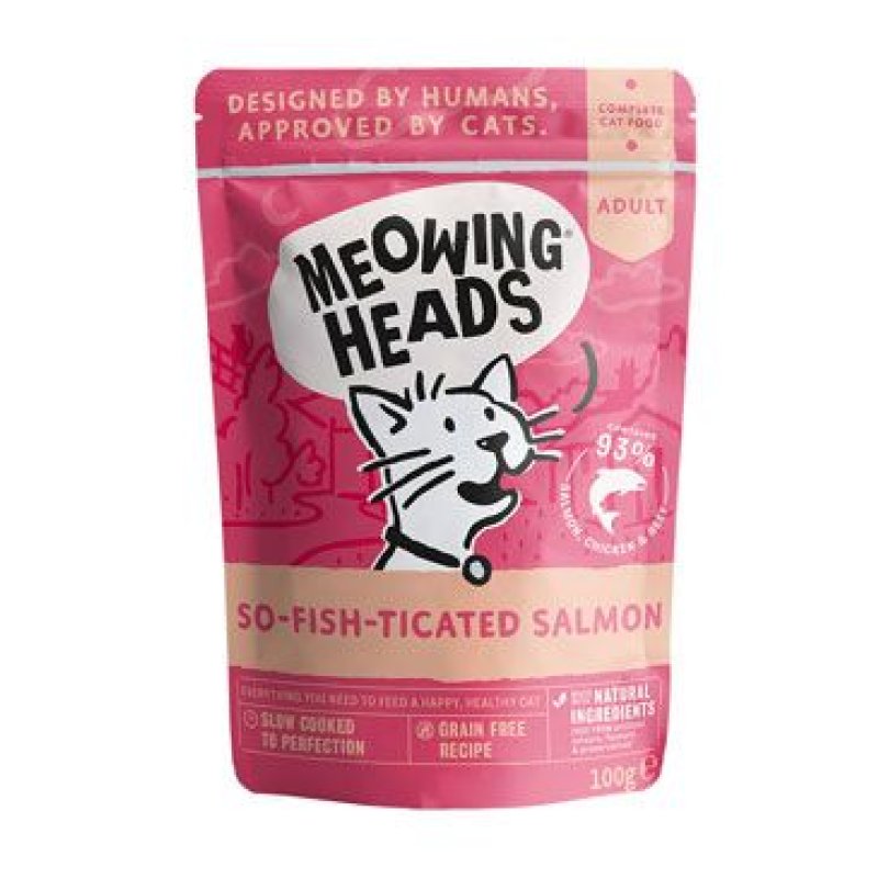 MEOWING HEADS So-fish-ticated Salmon kapsička 100 g