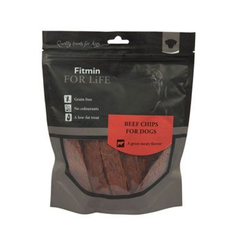 Fitmin For Life dog treat beef chips 400 g