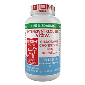 Giom S pes Intenzivní kloubní výživa 180 tbl+25%zdarma