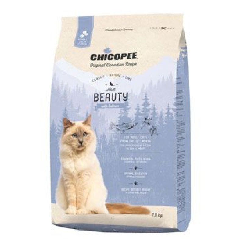 Chicopee Cat Adult Beauty Salmon 1,5 kg