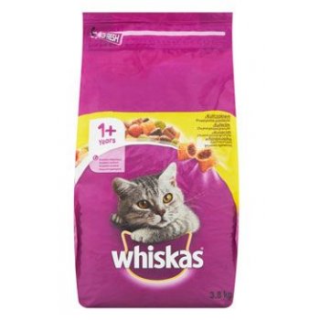 Whiskas Dry s kuřecím masem 3,8 kg